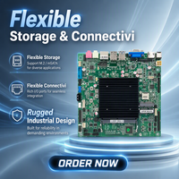 Placa Base Mini ITX Intel Gemini Lake J4105 DDR4 8GB VGA Mini PCIe SIM WiFi 4G 12V DC para Kiosco POS Señalización Digital
