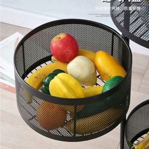Organizador de Cocina, Estante Metálico Multicapa para Ahorrar Espacio, Almacenamiento de Frutas y Verduras, Estante Giratorio - Product Image 3