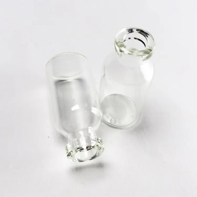 2 3 4 5 6 7 8 10 12 20 30 ml flacons en verre transparent tubulaire médical d'injection pour médicament liquide