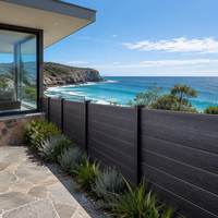 Panneaux de clôture composites sans entretien, écran d'intimité co-extrudé pour piscine et jardin en Australie