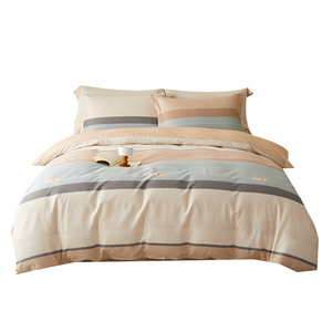 <span class=keywords><strong>Set</strong></span> di Biancheria da Letto Alenhome in 100% Cotone, Copripiumino con Stampa Floreale, Lenzuolo Piatto, <span class=keywords><strong>Set</strong></span> di Biancheria Delicata sulla Pelle per Camera da Letto - Product Image 3