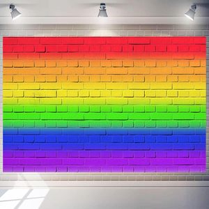 Toile de fond pour photomaton Journée de la fierté LGBT, arc-en-ciel LGBTQ+, décoration de fête de juin, arrière-plan photographique, bannière de fête personnalisable - Product Image 6