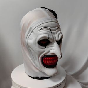 Máscara de látex de payaso blanco puro, máscara completa para la cabeza, accesorio de disfraz para cosplay, fiesta de Halloween - Product Image 2