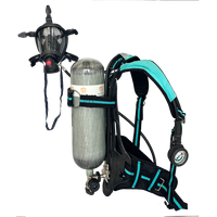 Appareil respiratoire autonome (ARA) Ayonsafety populaire, ignifuge, à grande capacité d'air, autonomie 45-60 min, pour pompiers, mines et chimie