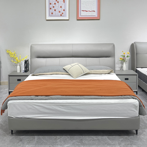 Proyecto hotelero Mid <span class=keywords><strong>Eest</strong></span> Arabia estilo tapizado cama de cuero marco de madera muebles de hotel en venta Las Vegas - Product Image 3