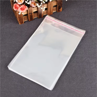 Sacs en plastique transparents OPP personnalisés avec logo imprimé, impression en héliogravure, auto-adhésifs, pour l'emballage des marchandises