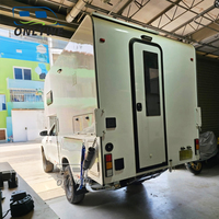 ONLYWE Mini camping-car amovible à coque rigide pour pick-up, pour conversion de caravane