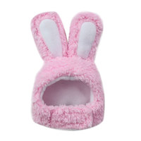 Chapeaux mignon de chat de lapin Couvre-chef en peluche Fournitures de chat Chapeaux personnalisés Accessoires de vêtements pour animaux de compagnie