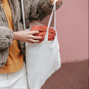 Bolsa de Compras de Lona de Algodón Orgánico Personalizada con Logotipo, Linda, Reutilizable, Lisa, de Calicó, con Impresión de Logotipo Personalizado - Product Image 5