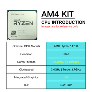 PANDL NUEVO Combo de Placa Base B450 AM4 con <span class=keywords><strong>AMD</strong></span> <span class=keywords><strong>Ryzen</strong></span> 7 <span class=keywords><strong>1700</strong></span> con XMP, 2X DDR4 DIMM, M.2 NVME GEN3X4, SATA3.0, USB3.0 - Product Image 2