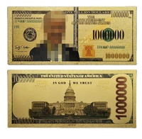 Billet de banque commémoratif en or de 100 dollars américains, collection de billets de banque, très demandé