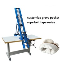 Machine à retourner les sacs pneumatiques QS-100-2, machine automatique de retournement de poche pour gants, machine à retourner les chaussettes