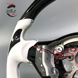 <span class=keywords><strong>พวงมาลัย</strong></span>คาร์บอนไฟเบอร์หุ้มหนังกลับสีขาวแบบกำหนดเองสำหรับรถยนต์นิสสัน 370Z 370 Z ปี 2012 2013 2014 2015 <span class=keywords><strong>พวงมาลัย</strong></span>แบบมีไฟ LED - Product Image 4