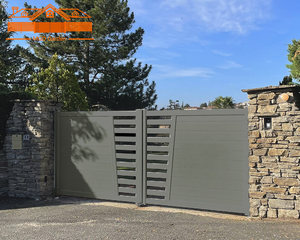 Puerta de entrada inteligente para jardín, puerta eléctrica para patio, puerta batiente de aluminio - Product Image 3