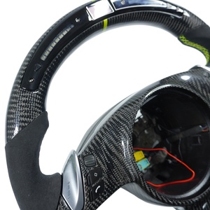 Volante de Fibra de Carbono de Alto Rendimiento con Pantalla LED para Porsche 911.2 971 959 718 para <span class=keywords><strong>Macan</strong></span> 9Y0, Volante de Carreras - Product Image 5