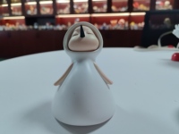 Figurines d'anime personnalisées en résine créative version Q, lapin ballon, ornement décoratif, vente en gros