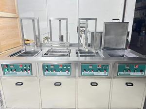 Nouvelle machine de nettoyage à ultrasons électrique industrielle multi-bacs semi-automatique avec système de levage pour le nettoyage des filtres DPF - Product Image 6