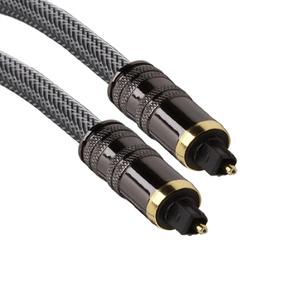 <span class=keywords><strong>สาย</strong></span> Toslink (Toslink <span class=keywords><strong>Optical</strong></span> Cable/<span class=keywords><strong>สาย</strong></span>สัญญาณเสียงออปติคอลดิจิตอล) 6ฟุตพร้อมขั้วต่อโลหะและแจ็คเก็ตถัก - Product Image 3