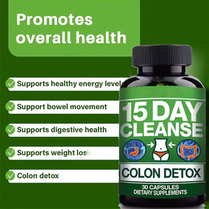 Ausreson OEM Senna Leaf 15 Day Detox <strong>Pills</strong> Natural Herbal Slimming Product Gut Health Slim Supplements 15 Days Detox Capsules - Product Image 4