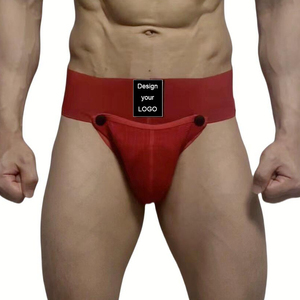 Ropa interior de hombre Tanga sexy Tanga doble Tanga Bolsillo desmontable Calor transpirable - Product Image 5