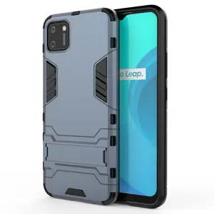 लक्जरी नवीनतम Shockproof Kickstand मोबाइल सामान खोल कवर के लिए विपक्ष Realme C11 स्मार्टफोन मामलों