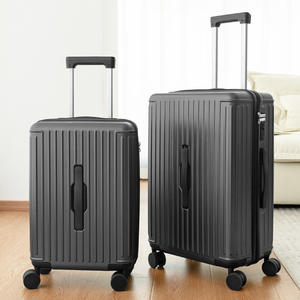 Maleta de Mano Yongsheng 2024 de 20 y 24 Pulgadas, Equipaje de PC con Ruedas Universales, Cierre de Cremallera, Bolsa de Viaje Unisex con Diseño de Rayas - Product Image 4