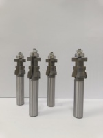 OEM taille 12mm 1/2 pouce tige carbure 2 cannelures pour le travail du bois mèche de toupie personnalisée CNC menuiserie rainurage mèches support pour ODM