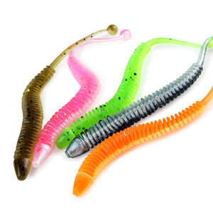 Spinpoler leurre de pêche en plastique souple appât artificiel à vis sans fin 0.3g/0.5g/0.8g appât artificiel basse truite matériel d'eau salée - Product Image 1