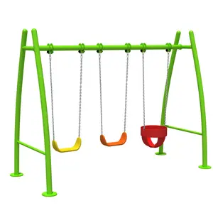 Courtyard Theme Park Indoor Wooden Swings For Adults Kids Outdoor Modern Swing Leisure Chair