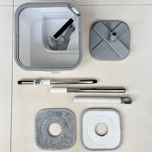 <span class=keywords><strong>Productos</strong></span> <span class=keywords><strong>de</strong></span> <span class=keywords><strong>limpieza</strong></span> para el hogar, cubo y escurridor cuadrado, mopa giratoria - Product Image 3