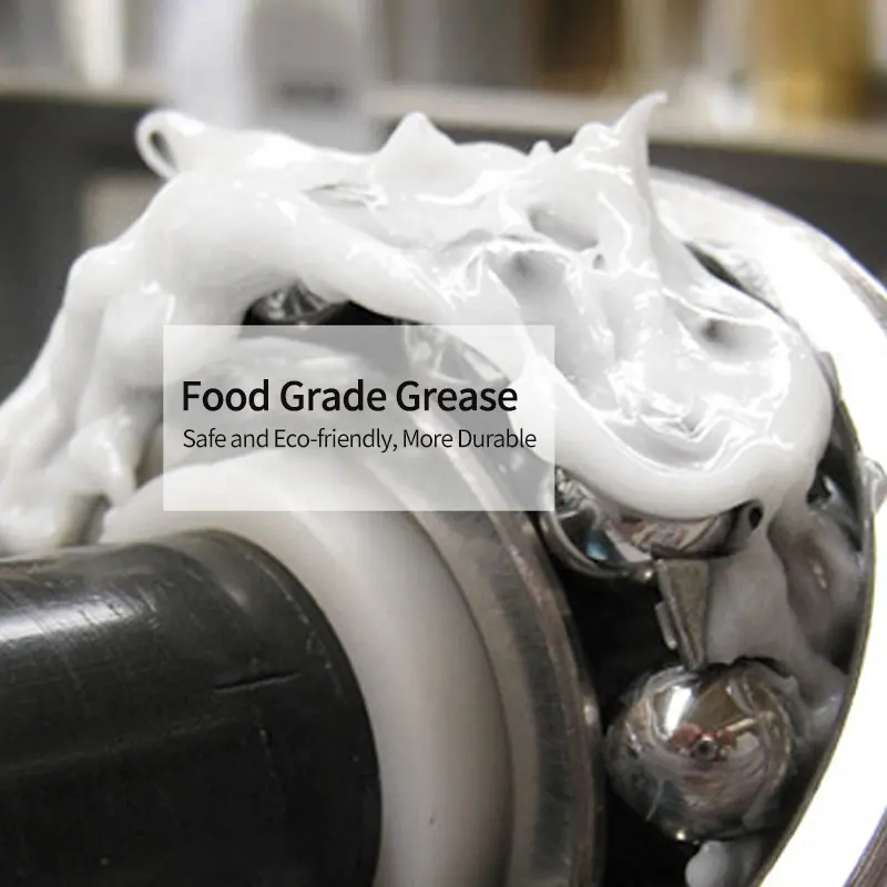 Maquinaria de alimentos de alta temperatura blanca grasa teniendo engranaje línea de producción de aceite de alimentos grado lubricante
