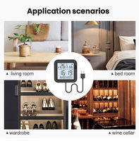 Thermostat intelligent Tuya TY-S16 avec capteur de température et d'humidité WiFi, télécommande IR, alimentation USB pour la maison et la télévision