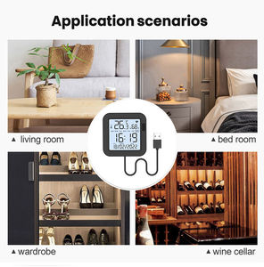 Termómetro Higrómetro WiFi TY-S16 Tuya, Sensor de Temperatura y Humedad con Control Remoto IR para Aire Acondicionado y TV, Compatible con SmartLife - Product Image 6