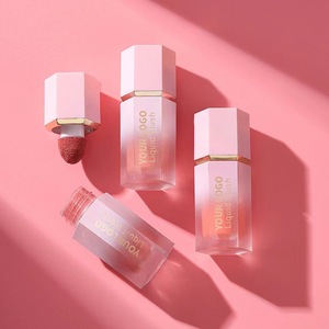 Venta caliente ojos labios mejillas maquillaje vegano rubor crema sin logotipo encantador Rosa líquido rubor Etiqueta Privada - Product Image 1
