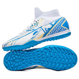 Chaussures de football antidérapantes d'hiver ODM OEM - Crampons TF à haute cheville pour enfants et adultes (personnalisables) Crampons moulés directement en usine - Product Image 6