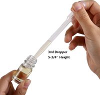 Botellas de Vidrio de 5 ml para Aceites Esenciales, con Bola de Acero Inoxidable, a Prueba de Fugas, Recargables, para Perfume de Viaje