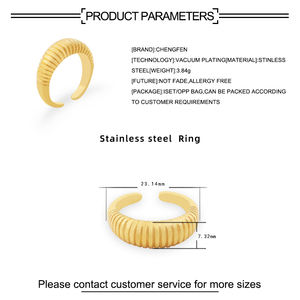 Bagues <span class=keywords><strong>Zales</strong></span> Jewelry Store Gravure 2021 Étanche Or 14 carats Vintage Tendance Forme C Ouverte avec Initiales pour Filles - Product Image 6