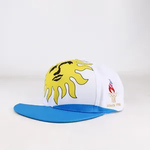 Cappelli da papà in velluto a coste Snapback a 5 pannelli con ricamo 3D da uomo personalizzato all'ingrosso con corda