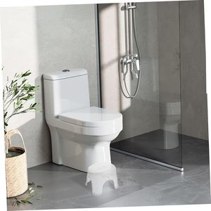 Transparent Thickened Plastic <b>Stool</b> Stackable Round Corner Footstool for Living Room Bathroom Kids and Adults - Product Image 3