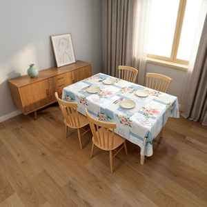Tovaglia in PVC Non Tessuto con Motivo Geometrico Moderno, Impermeabile, Stampata, 1,4x20m - Product Image 3