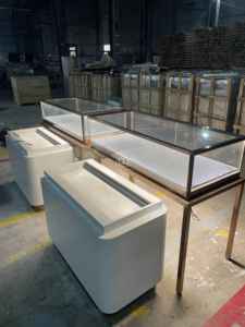 Tủ Kính Trưng Bày Dayiwan, Bảng Trưng Bày Trang Sức Đèn LED, Chân Đứng, Đồng Hồ Thủy Tinh, Trang Sức, Thiết Kế Nội Thất - Product Image 4