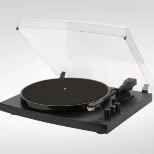 Tourne-disque pour vinyle avec haut-parleurs, platine vinyle Bluetooth pour disques vinyle avec haut-parleurs stéréo HiFi 36W, cartouche magnétique