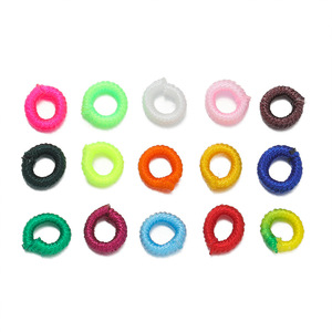 Colorful <b>Braided</b> Rope Rings Small Diy Jewelry <b>Accessories</b> For Bracelet Making Hand Knitting Craft Supplies - Product Image 5