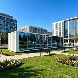 Casa Prefabbricata di Lusso <span class=keywords><strong>in</strong></span> Acciaio Smontabile a Forma di Mela, Kit Cabina <span class=keywords><strong>in</strong></span> <span class=keywords><strong>Legno</strong></span> per Villa <span class=keywords><strong>in</strong></span> Vendita - Product Image 1