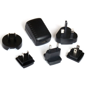 <b>5V</b> 2A 12V <b>1A</b> Power Adapter <b>USB</b> Output Convertible Plug Charger With Multiple Plug Types For Global Use - Product Image 1