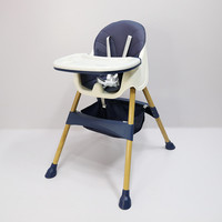 Chaises hautes de salle à manger modernes chaise multifonction pour bébés et enfants avec coussin en PU chaise haute pour l'alimentation de bébé