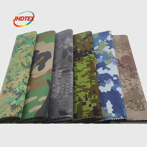 Jhdtex irr giản dị Multicam Ripstop sa mạc kỹ thuật số Woodland ngụy trang Cordura vải cho đồng phục