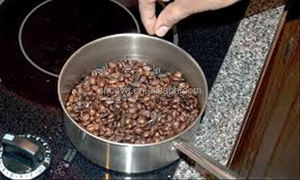 Olla Tradicional Etíope de Acero Inoxidable para Tostar Café con Mango de Plástico - Product Image 3