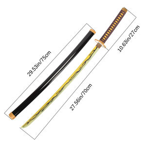 Alta calidad 104cm Demon Slayer Anime Swords <span class=keywords><strong>Kaigaku</strong></span> juguetes recargable Led luminoso espada accesorios para Kidults juegos de rol - Product Image 5