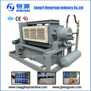 เครื่องขึ้นรูปถาดไข่จากเยื่อกระดาษเหลือใช้ ยี่ห้อ HengYuan รุ่น Gold Supplier กำลังการผลิต 1000-5000 ชิ้น/ชม. ใช้ไฟ 380V - Product Image 4